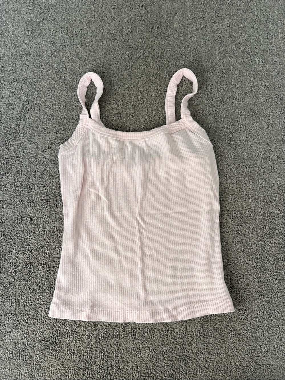 Garage Light Pink Ribbed Camisole Tank